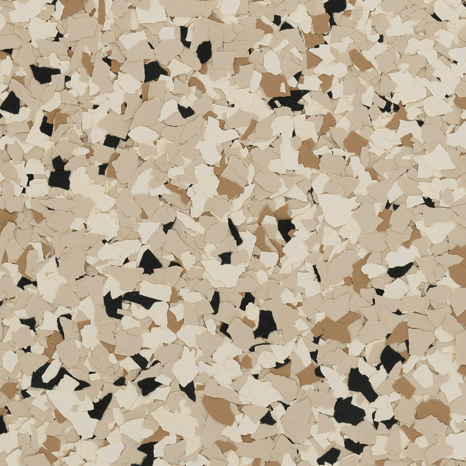 Beige Haze/Shoreline - Vinyl Flake 1/4".