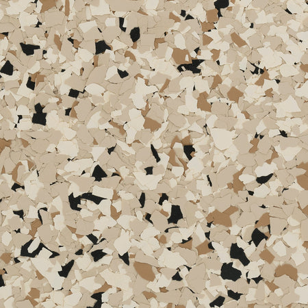Beige Haze/Shoreline - Vinyl Flake 1/4".