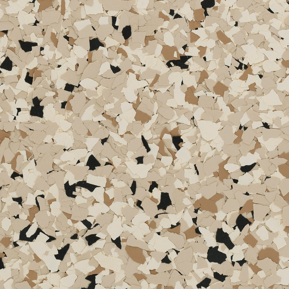 Beige Haze/Shoreline - Vinyl Flake 1/4".