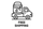 black line icon for free shipping with a truck carrying a large can of paint